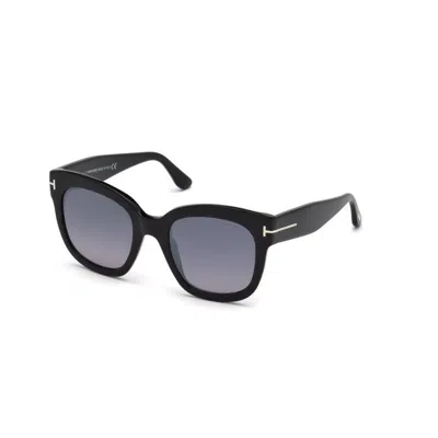 Tom Ford Nero Lucido Acetate Sunglasses In Black