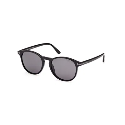 Tom Ford Nero Lucido Acetate Sunglasses In Black