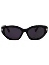 Tom Ford Nero Lucido / Fumo Acetate Sunglasses