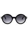 Tom Ford Nero Lucido / Fumo Acetate Sunglasses