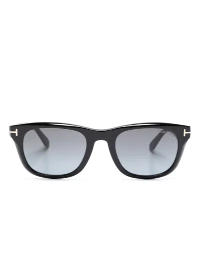 Tom Ford Nero Lucido / Fumo Grad Acetate Sunglasses