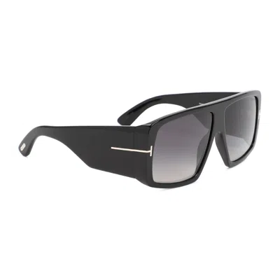Tom Ford Nero Lucido / Fumo Grad Acetate Sunglasses