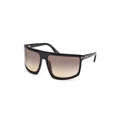 Tom Ford Clint-02 01b Mask Sunglasses In Grey
