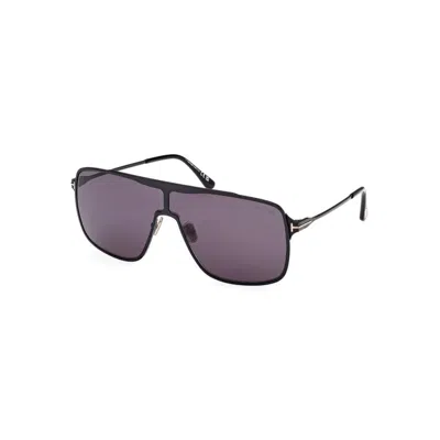 Tom Ford Eyewear Zappa Pilot Frame Sunglasses In Black
