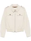 Tom Ford Corduroy Bomber Jacket In Nude