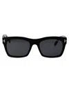 Tom Ford Sunglasses In 01a Nero Lucido / Fumo