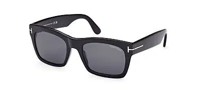 Pre-owned Tom Ford Nico Ft 1062 Black/smoke 56/21/145 Men Sunglasses In Gray
