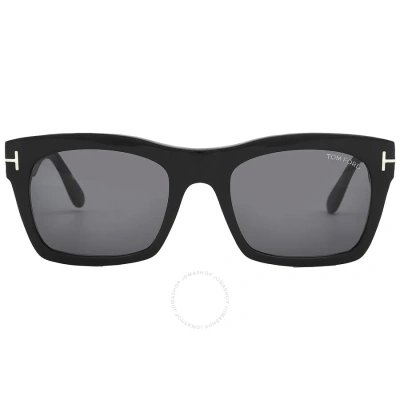 Tom Ford Nico Smoke Square Men's Sunglasses Ft1062 01a 56 In Black