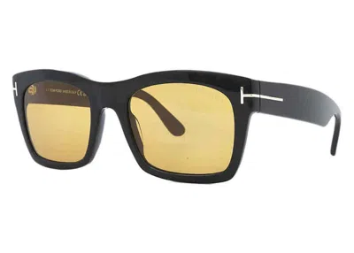 Pre-owned Tom Ford Nico Square Sunglasses56) In Black/brown (ft1062/01e