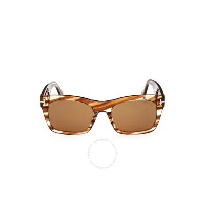 Tom Ford Men's 56 Mm Havana Sunglasses In Brown