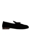 Tom Ford Nicolas Tassel-detail Velvet Loafers In Black