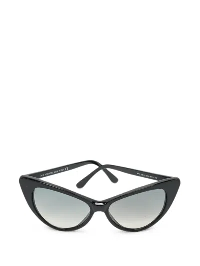 Pre-owned Tom Ford Nikita Cat-eye Sunglasses In Black