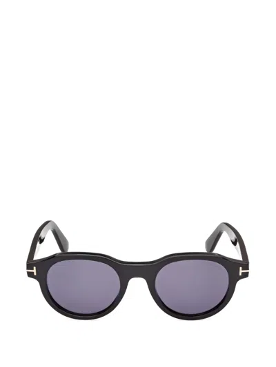 Tom Ford Nils-02 Sunglasses In Black