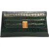 Tom Ford Nobile Croc Embossed Patent Leather Clutch In 1e005 Emerald Green