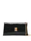 TOM FORD NOBILE CROCODILE-EMBOSSED CLUTCH BAG