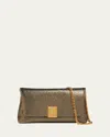 Tom Ford Nobile Mini Clutch Bag In Laminated Fabric