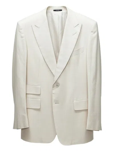 Tom Ford Notched-lapel Jacket In White