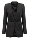 Tom Ford Notched-lapel Single-breasted Blazer In Gray