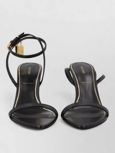 Tom Ford Nude Effect Slingback Open Toe Pumps In Black