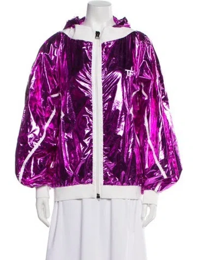 Pre-owned Tom Ford Nylon Colorblock Pattern Jacket