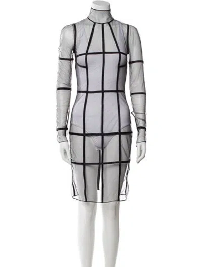 Pre-owned Tom Ford Nylon Knee-length Dress In Black