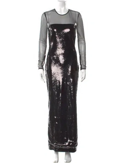 Pre-owned Tom Ford Nylon Long Dress In Black