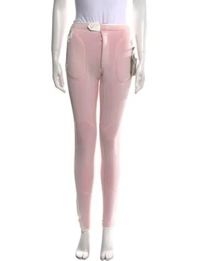 Pre-owned Tom Ford Nylon Skinny Leg Pants In Pink