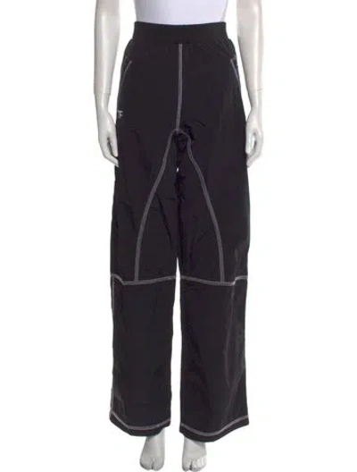 Pre-owned Tom Ford Nylon Wide Leg Pants In Black