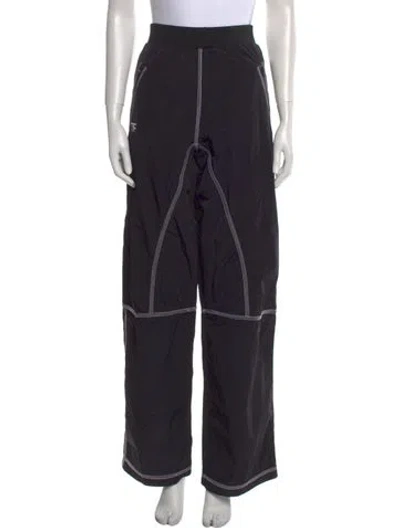 Pre-owned Tom Ford Nylon Wide Leg Pants In Black