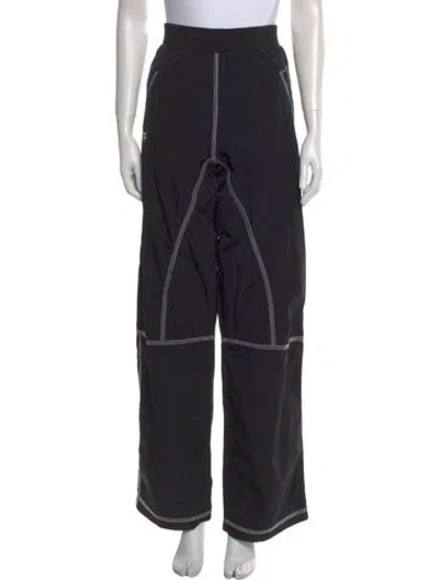 Pre-owned Tom Ford Nylon Wide Leg Pants In Black