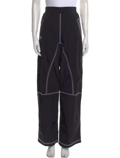 Pre-owned Tom Ford Nylon Wide Leg Pants In Black