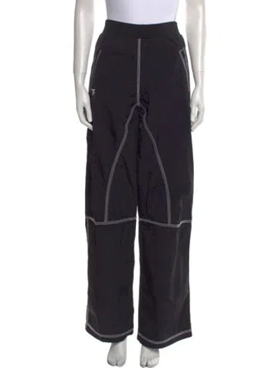 Pre-owned Tom Ford Nylon Wide Leg Pants In Black