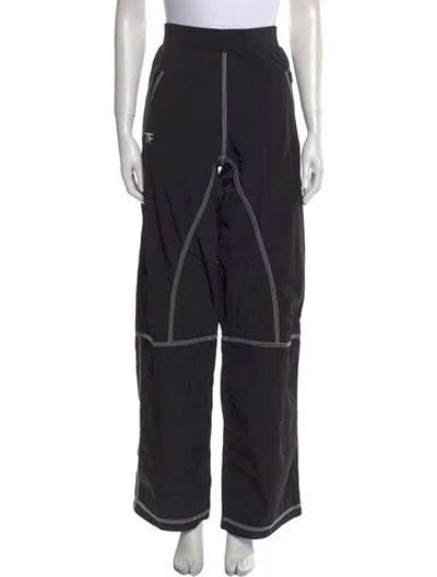 Pre-owned Tom Ford Nylon Wide Leg Pants In Black