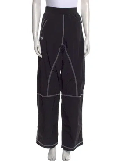 Pre-owned Tom Ford Nylon Wide Leg Pants In Black