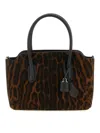 Tom Ford Animal Print Shoulder Bag In Brown