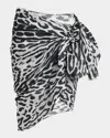 Tom Ford Ocelot-print Cotton Muslin Pareo