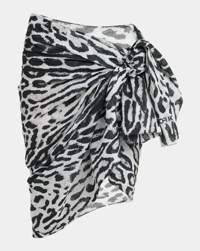 Tom Ford Ocelot-print Cotton Muslin Pareo