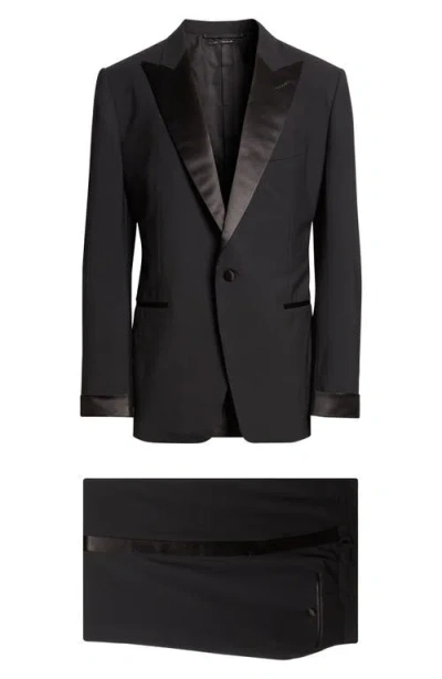 Tom Ford O'connor Black Stretch Wool Tuxedo