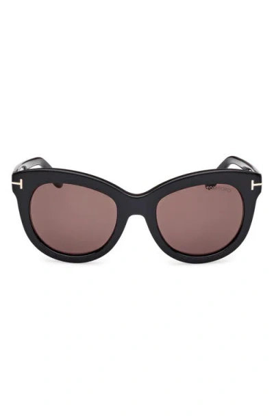 TOM FORD TOM FORD ODETTE 53MM BUTTERFLY SUNGLASSES