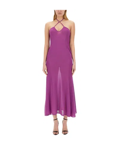 TOM FORD TOM FORD OFF-SHOULDER MIDI DRESS