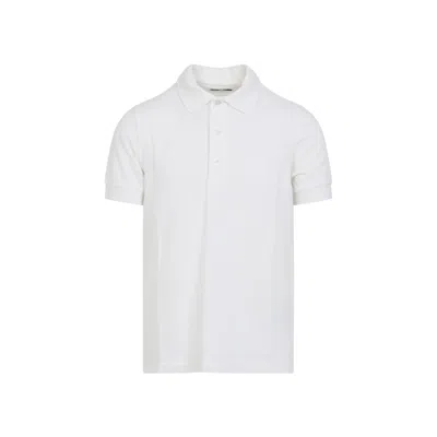Tom Ford Off White Short Sleeve Polo
