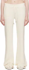 Tom Ford Off-white Terrycloth Tracksuit Lounge Pants In White
