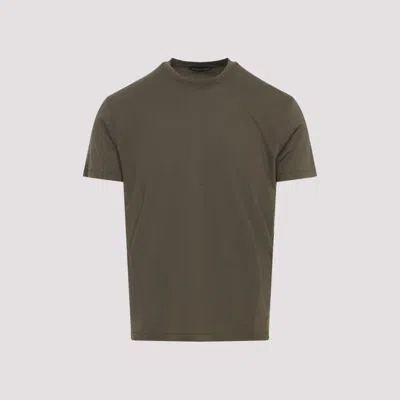 Tom Ford Olive Crewneck T-shirt In Green
