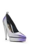 TOM FORD OMBRÉ CONE HEEL PLATFORM PUMP