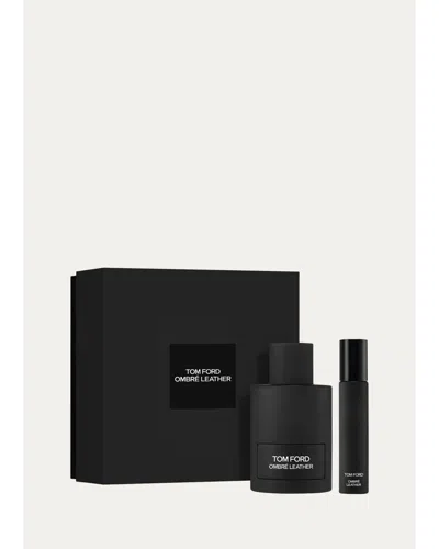 Tom Ford Ombre Leather Eau De Parfum Set In Black