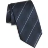 Tom Ford Ombré Stripe Jacquard Silk Tie In Metallic