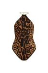 Tom Ford One-piece Swimsuit In Brown