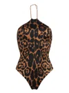 Tom Ford One-piece Swimsuit In Brown