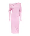 Tom Ford One-shoulder Dress In Pink