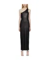 Tom Ford One-shoulder Slim Dress In Black